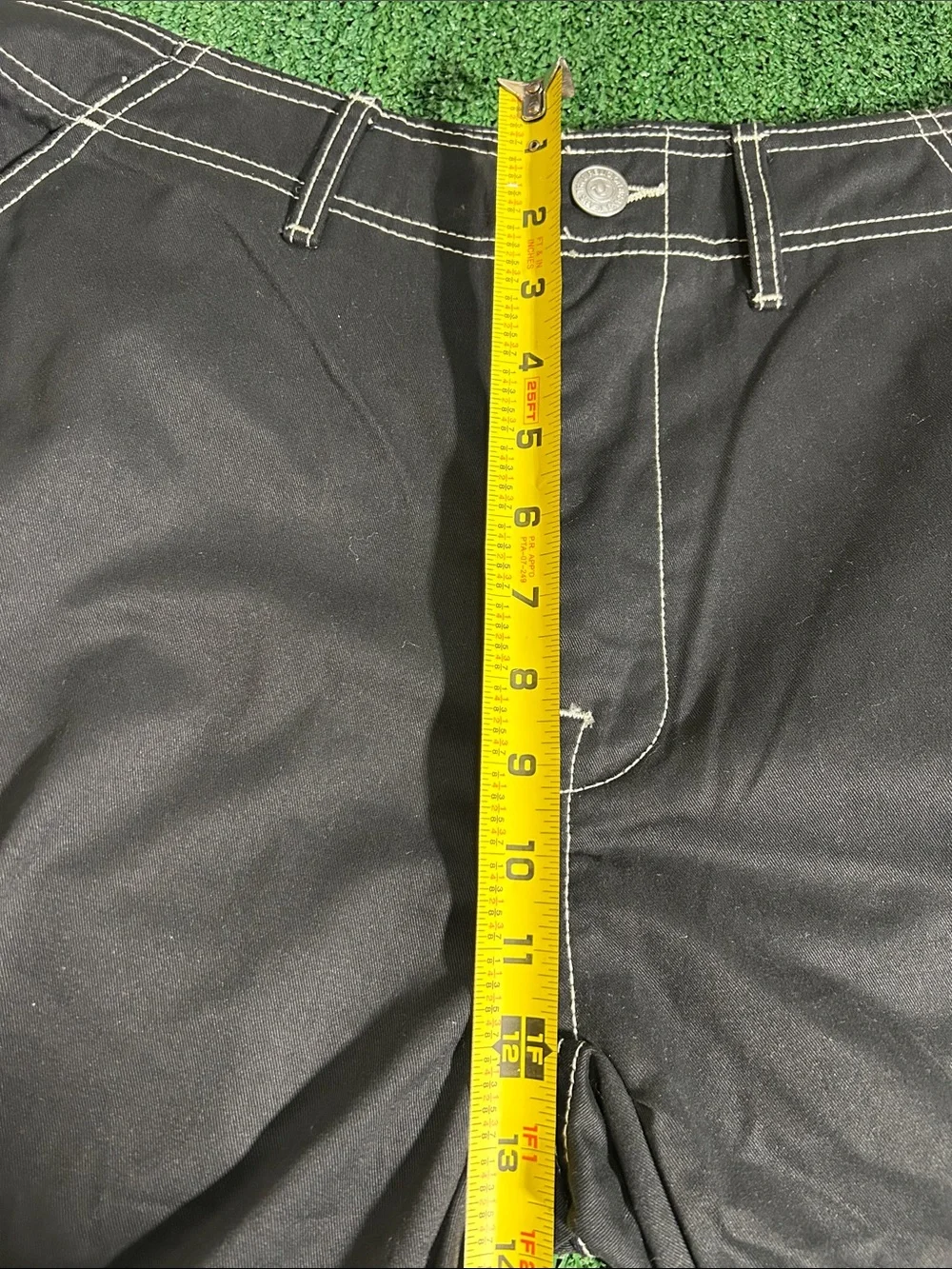True Religion Brand Jeans waist 36 Men's Black Cargo Work Pants NWT